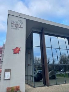 Outside of the Kent History and Library Centre, Maidstone